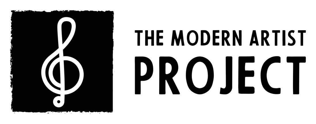 The Modern Artist Project Logo Black